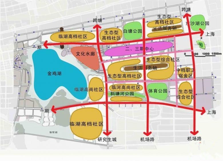 废话不多说,看看之前园区湖东规划图,再想想听到的消息,园区的湖东