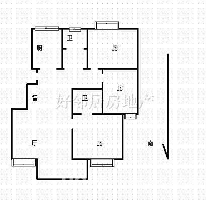 二手房頻道 房源列表 棲霞區 中電頤和家園 戶型圖 室內圖